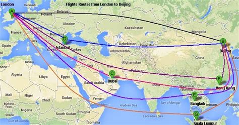 London, United Kingdom to Beijing, China .